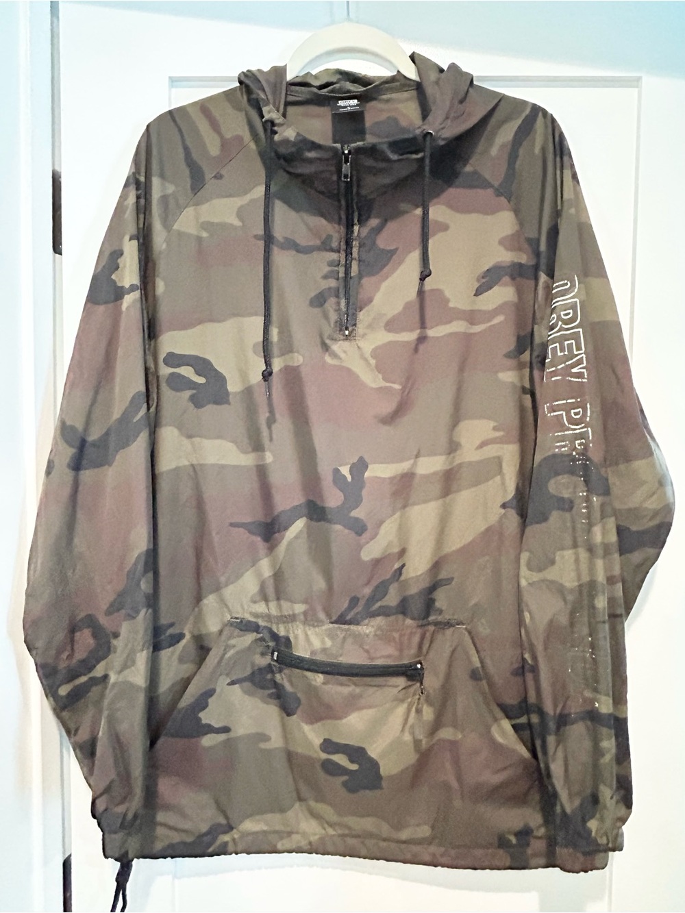 Obey Men’s Camo Propaganda Windbreaker